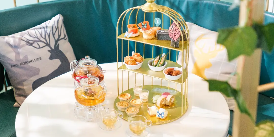 [For 2] Deer Kitchen Forest Style Relaxing Afternoon Tea Set [Service Charge Excluded] Deer