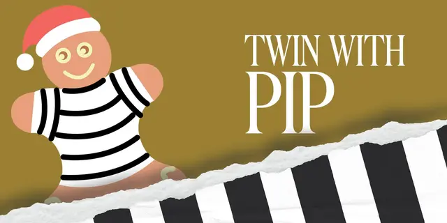 跟薑餅人Pip 一起穿間條可享7折優惠!